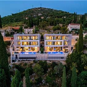 Luxury 5-Bedroom Villa with Sea-Views and Infinity Pool near Dubrovnik – Sleeps 10